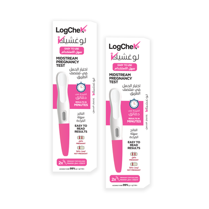 LogChek HCG Pregnancy test (Pack of 2 tests)