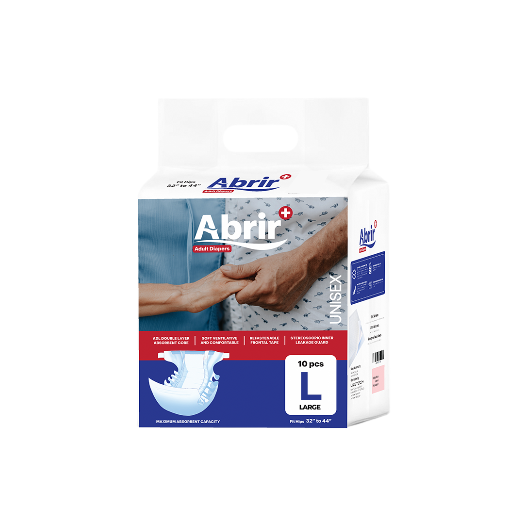 AbrirPlus Adult Diapers Tape Type 10's Pack