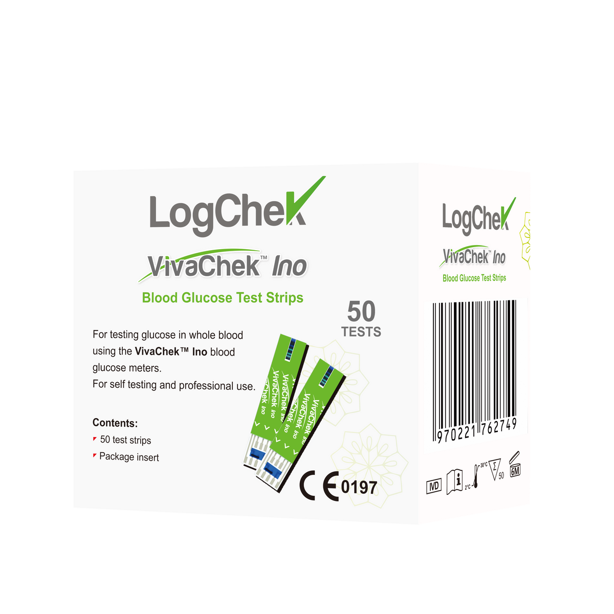 LogChek Vivachek Ino Test Strips 50's Pack – Logtech Global Drug Store
