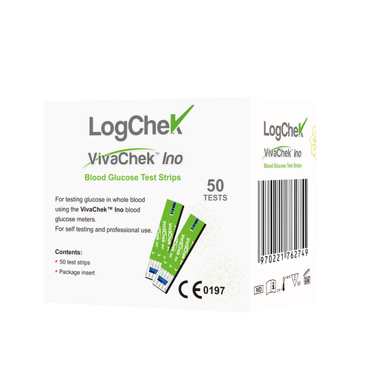 LogChek Vivachek Ino Test Strips 50's Pack